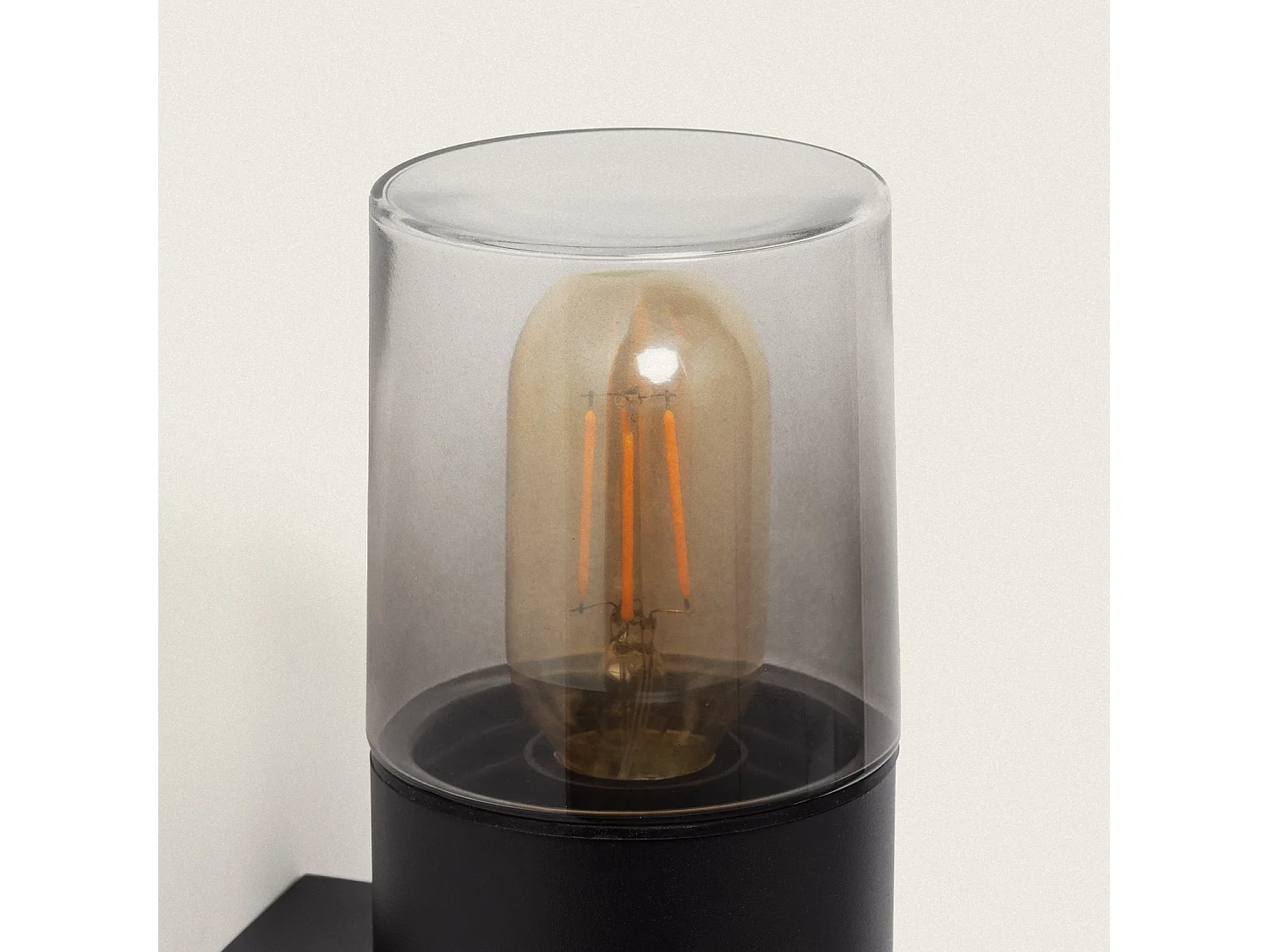 Applique Murale Extérieure Acier Inoxydable Emley Duo Noir