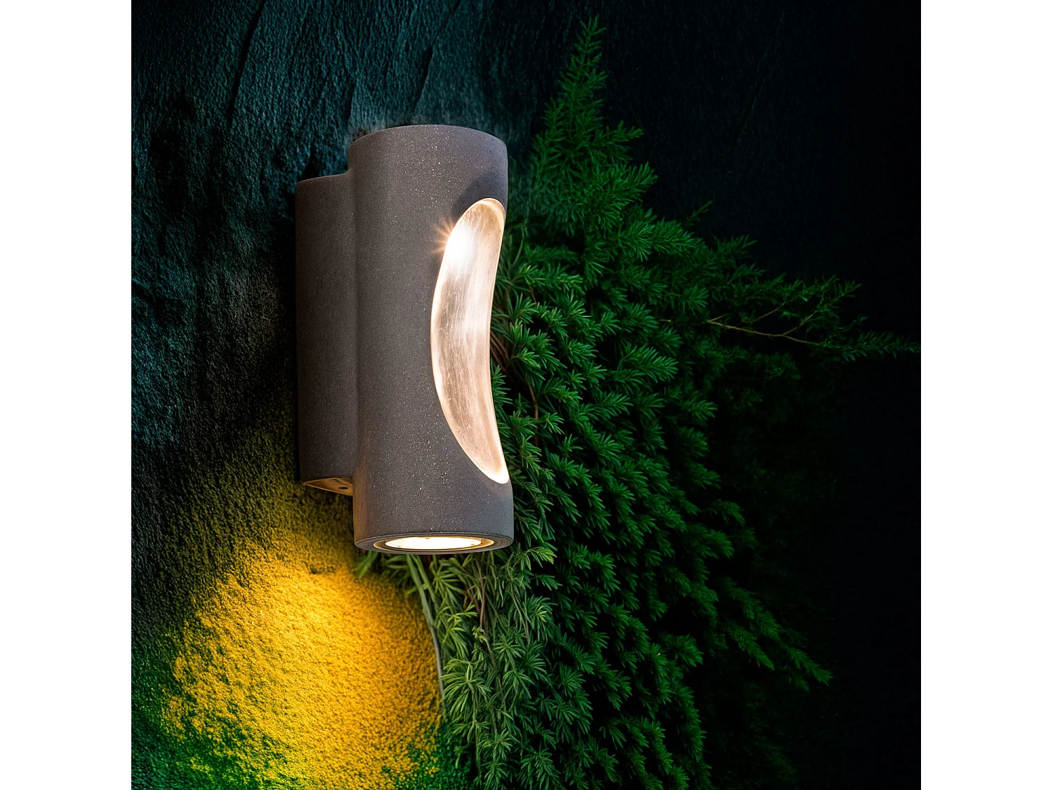 Applique da Parete per Esterni LED Regolabile 12W Cemento Large Brinvo Grigio Pietra