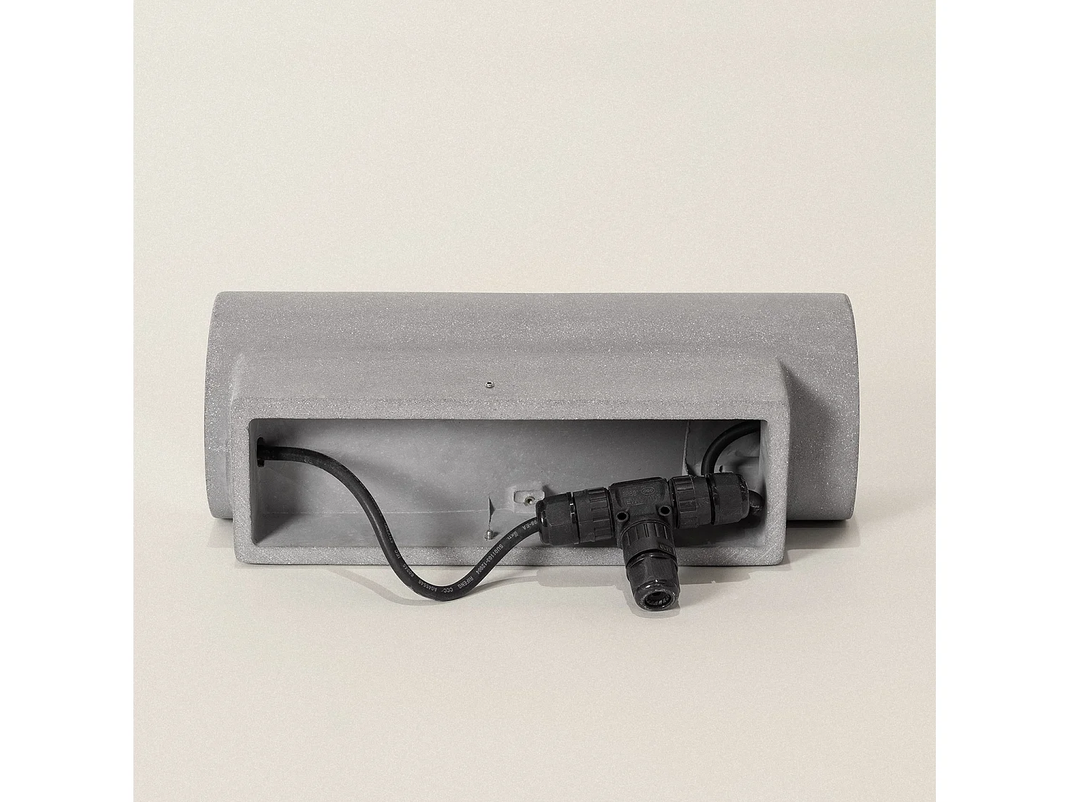 Applique da Parete per Esterni LED Regolabile 12W Cemento Large Brinvo Grigio Pietra