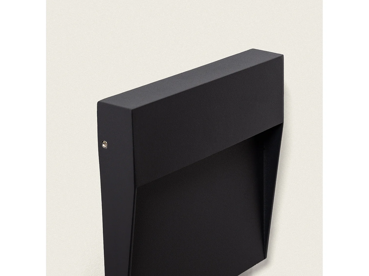 Applique Murale Extérieure LED 6.5W CCT Sélectionnable Seleccionable en Saillie Carrée Jade Noir