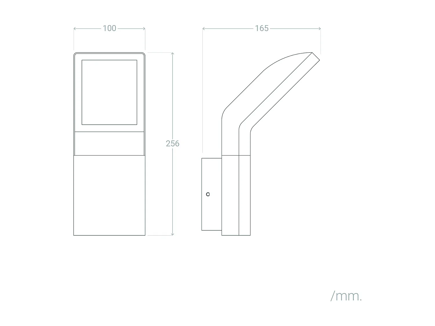 Aplique de Pared Exterior LED 9.5W Aluminio Legacy Negro