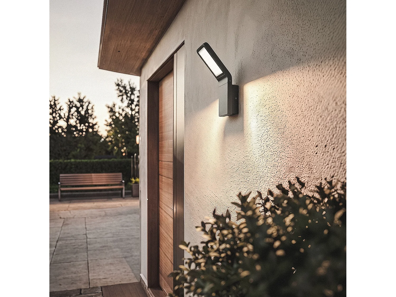 Aplique de Pared Exterior LED 9.5W Aluminio Legacy Negro