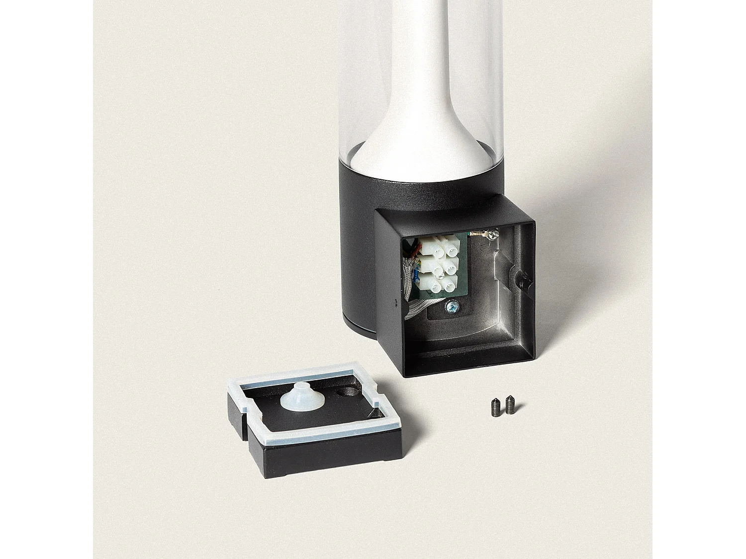 Aplique de Pared Exterior LED 10W Iluminación Mikaro Negro Negro Mate