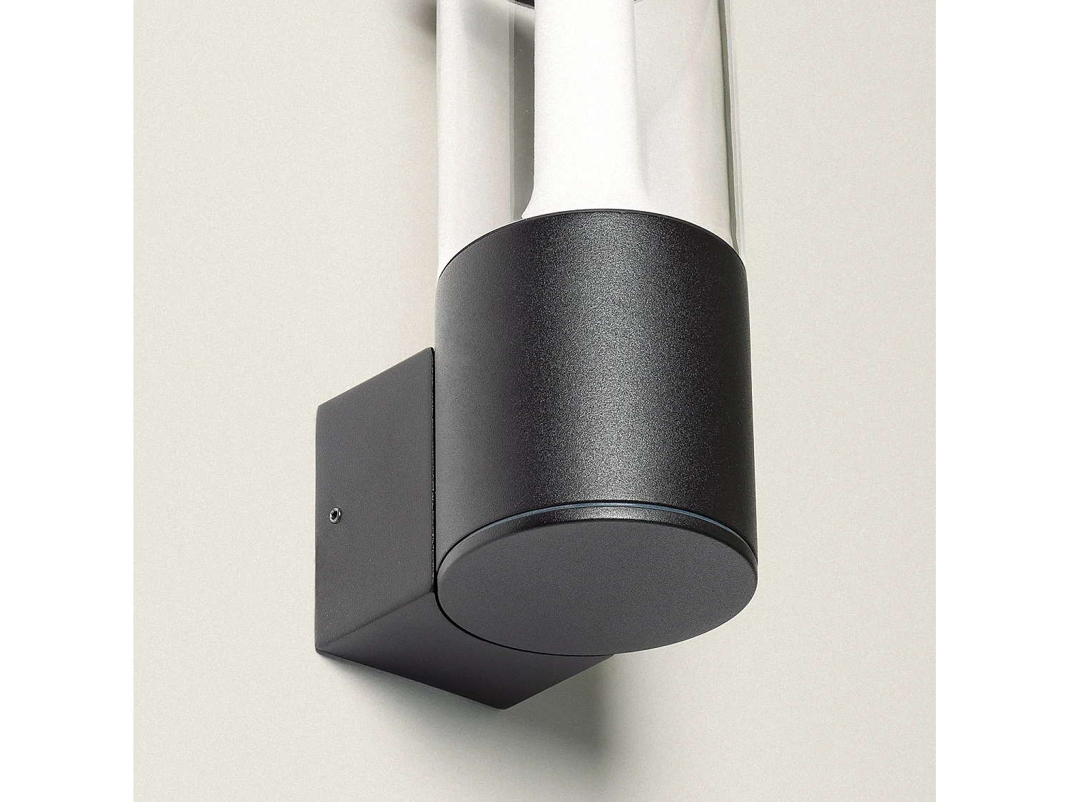 Aplique de Pared Exterior LED 10W Iluminación Mikaro Negro Negro Mate