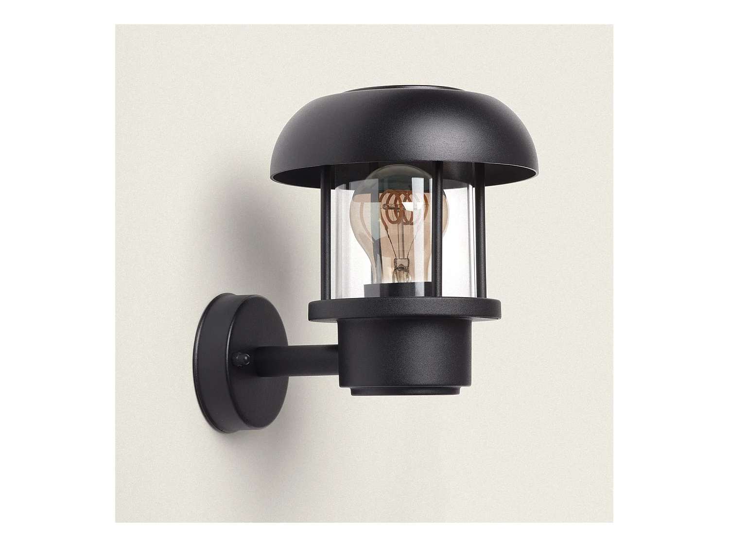 Applique da Parete per Esterni Alluminio Graham  Nero