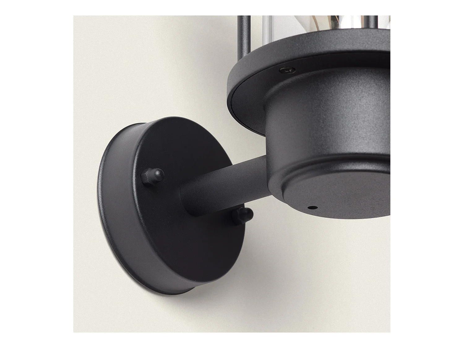 Applique da Parete per Esterni Alluminio Graham  Nero