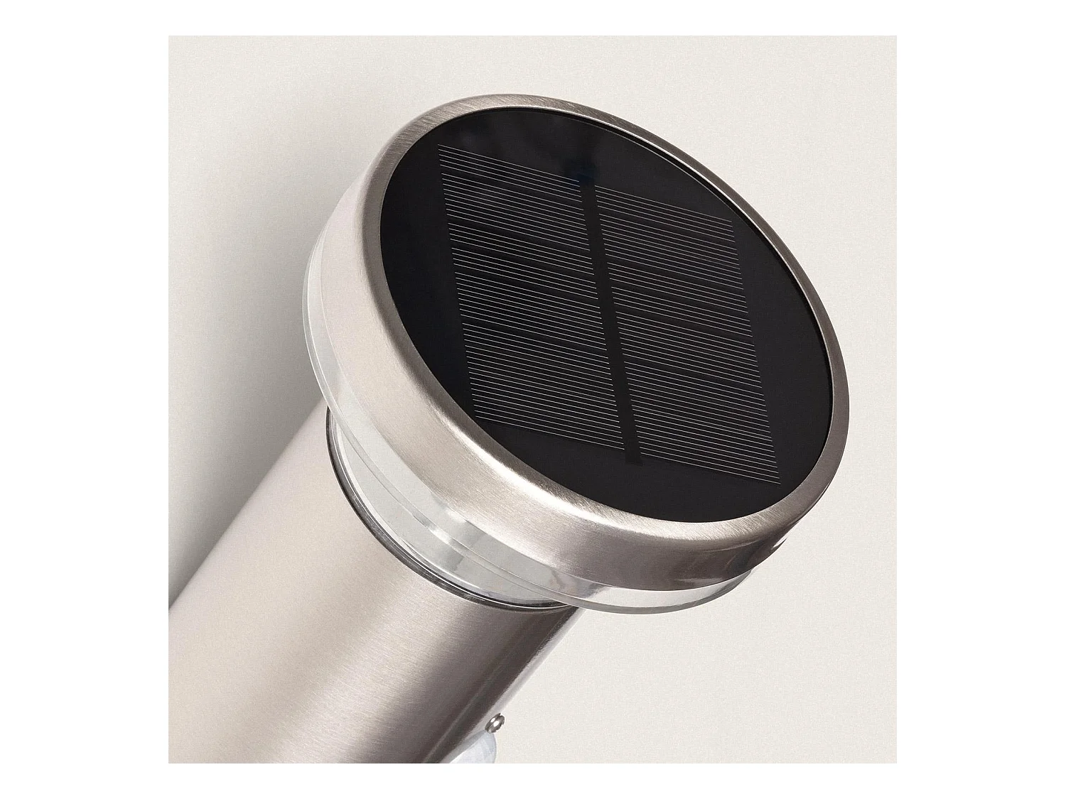 Applique Murale Solaire LED 1,5W Aluminium avec Détecteur de Mouvement Argent