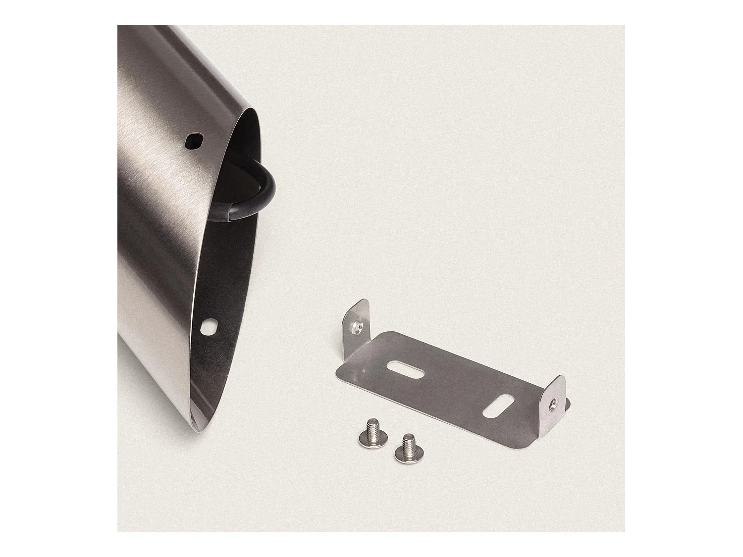 Applique Murale Solaire LED 1,5W Aluminium avec Détecteur de Mouvement Argent