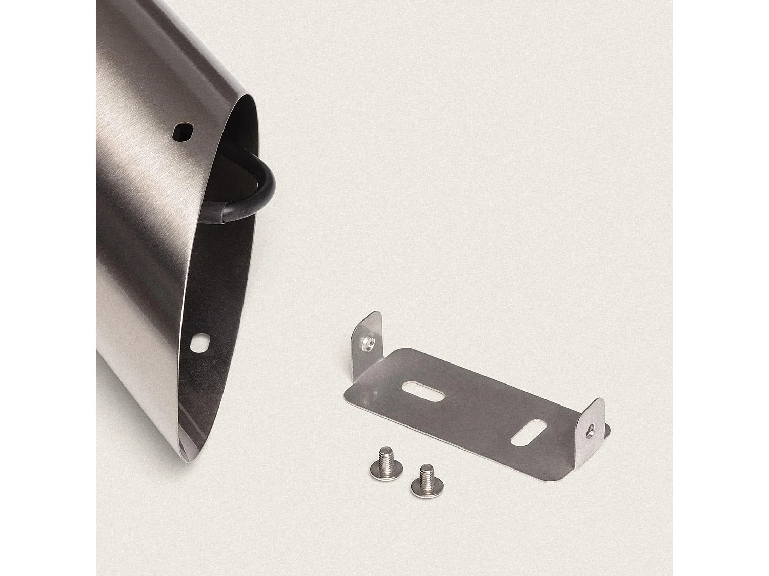 Applique Murale Solaire LED 1,5W Aluminium avec Détecteur de Mouvement Argent