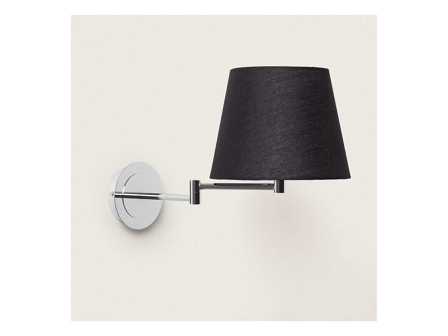 Lámpara de Pared Metal Kanpi Conne Negro