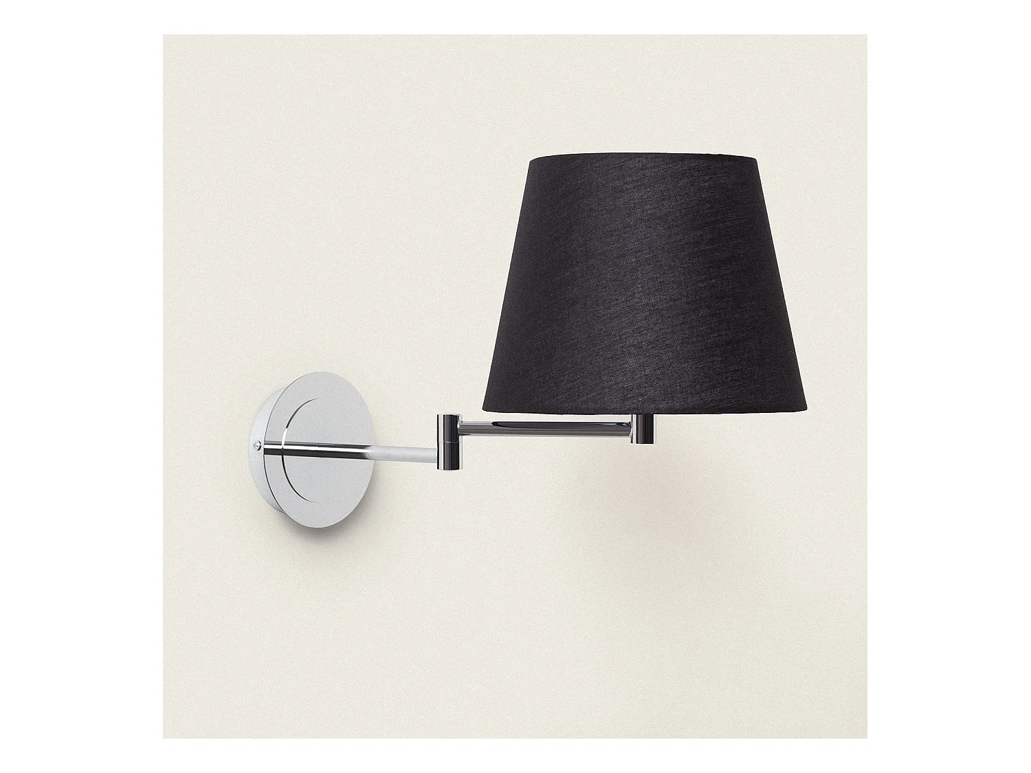 Lámpara de Pared Metal Kanpi Conne Negro