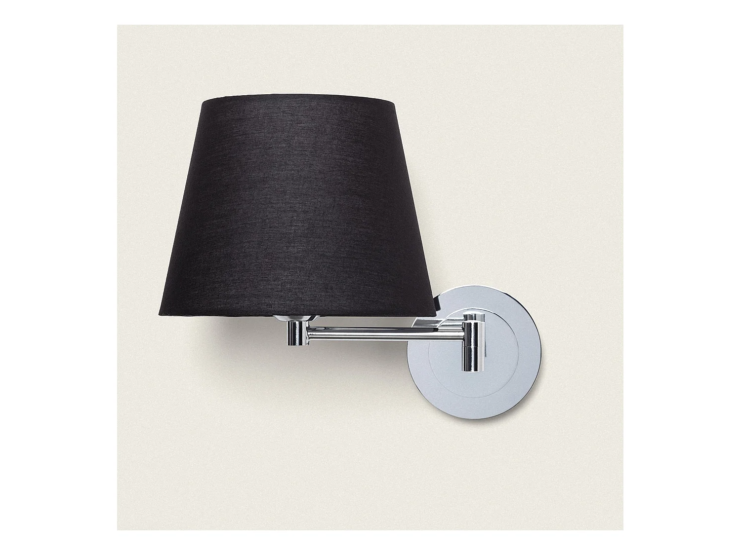Lámpara de Pared Metal Kanpi Conne Negro
