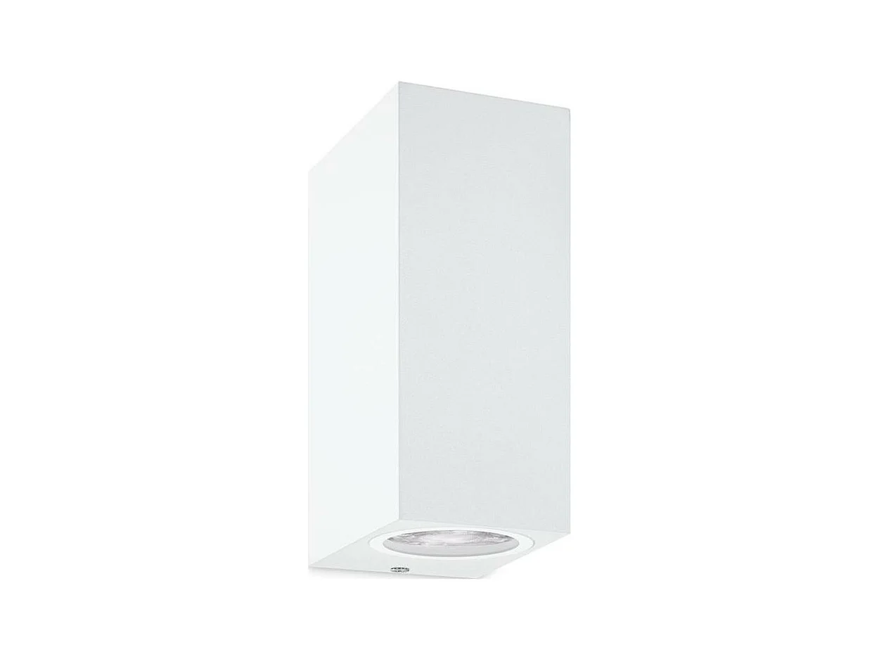 Applique da Parete LED Regolabile RGB CCT Selezionabile Smart Wi-Fi+Bluetooth 2x4.7W Doppia Luce WiZ 2200K - 6500K Bianco RGB+CCT
