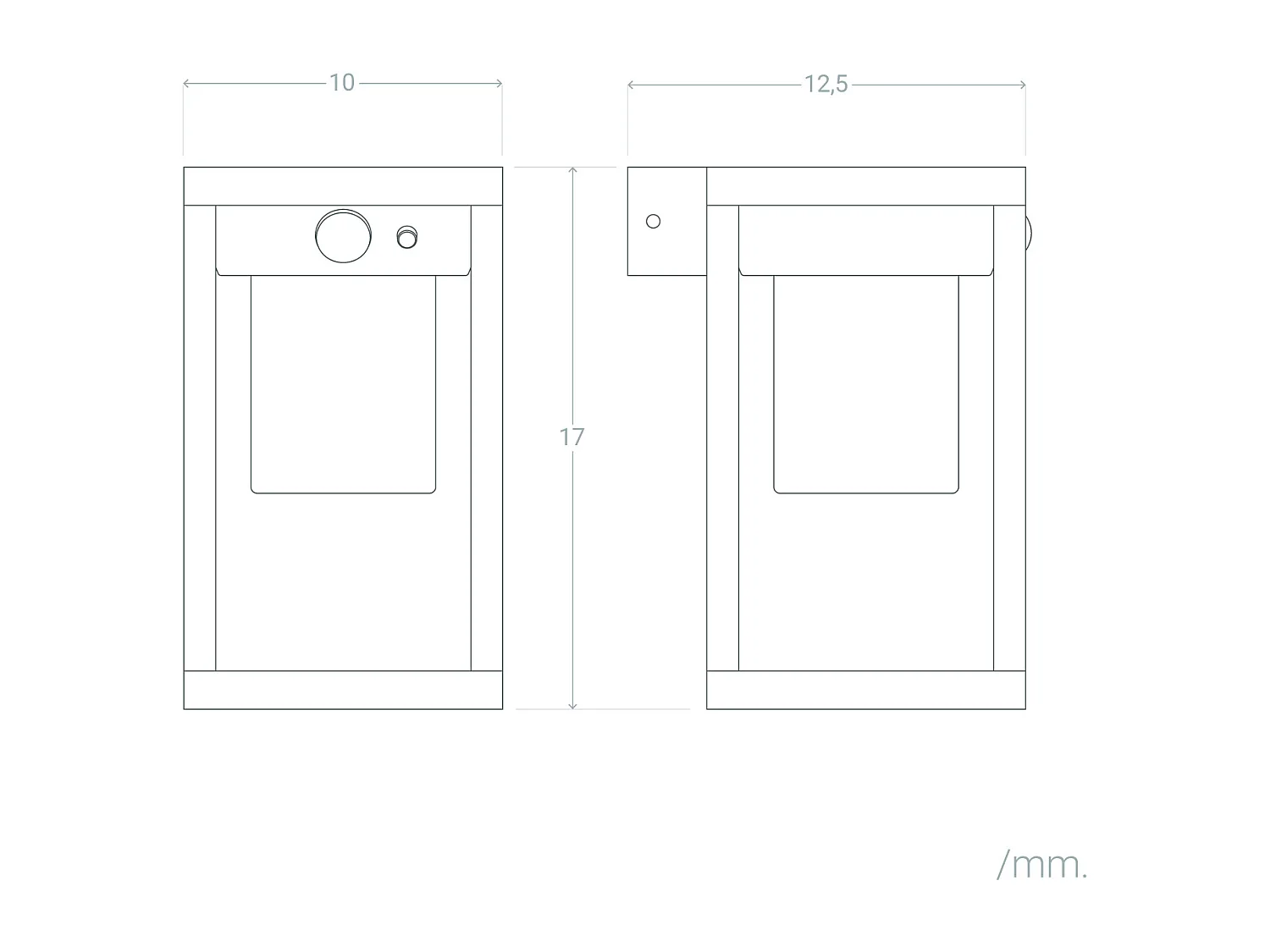 Applique da Parete per Esterni LED Solare 2W Alluminio con Sensore di Movimento Devah Nero