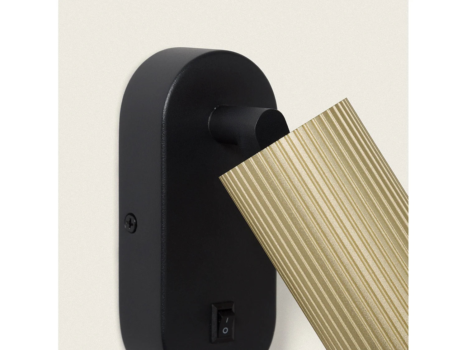 Aplique de Pared Aluminio Aritz 1 Foco Dorado