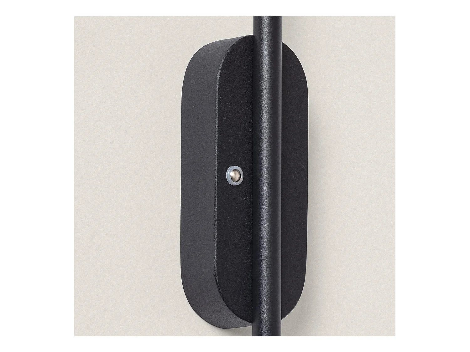 Applique Murale LED Métal avec Batterie Rechargeable Aura Noir