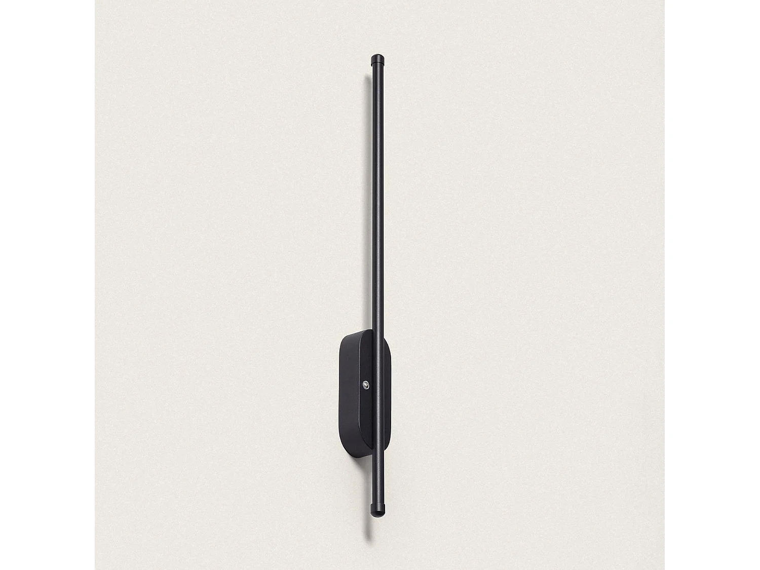 Aplique de Pared LED con Batería USB Recargable Metal Aura Negro