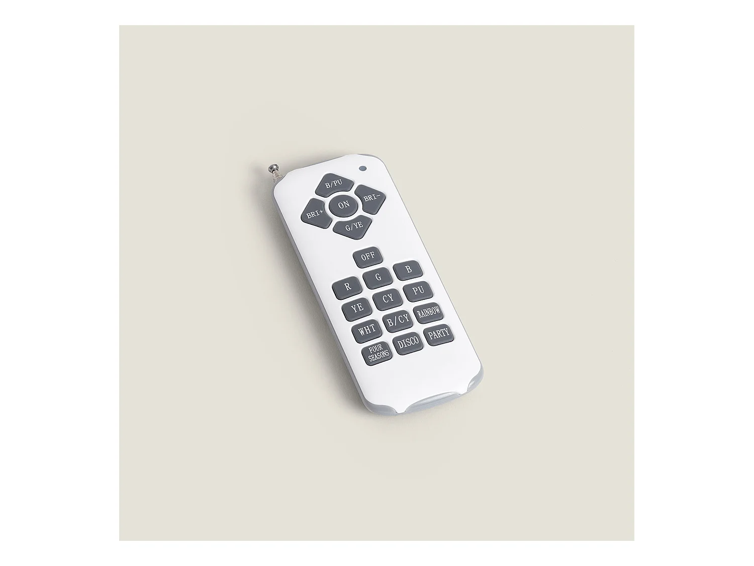 Mando RF para Focos de Piscina RGB Gris