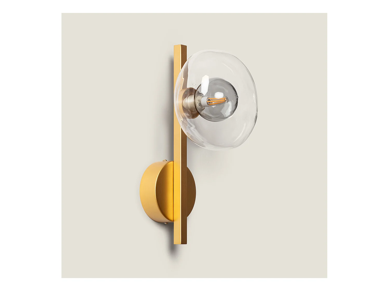 Applique da Parete Alluminio Hassi Grigio