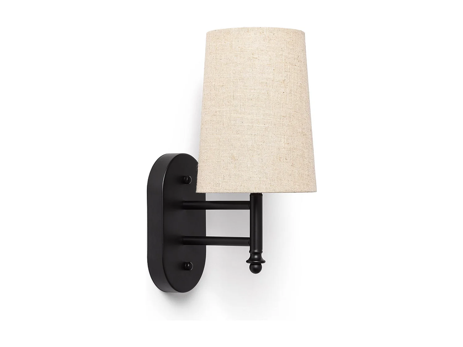 Lampe Murale Métal Watary Cône Beige