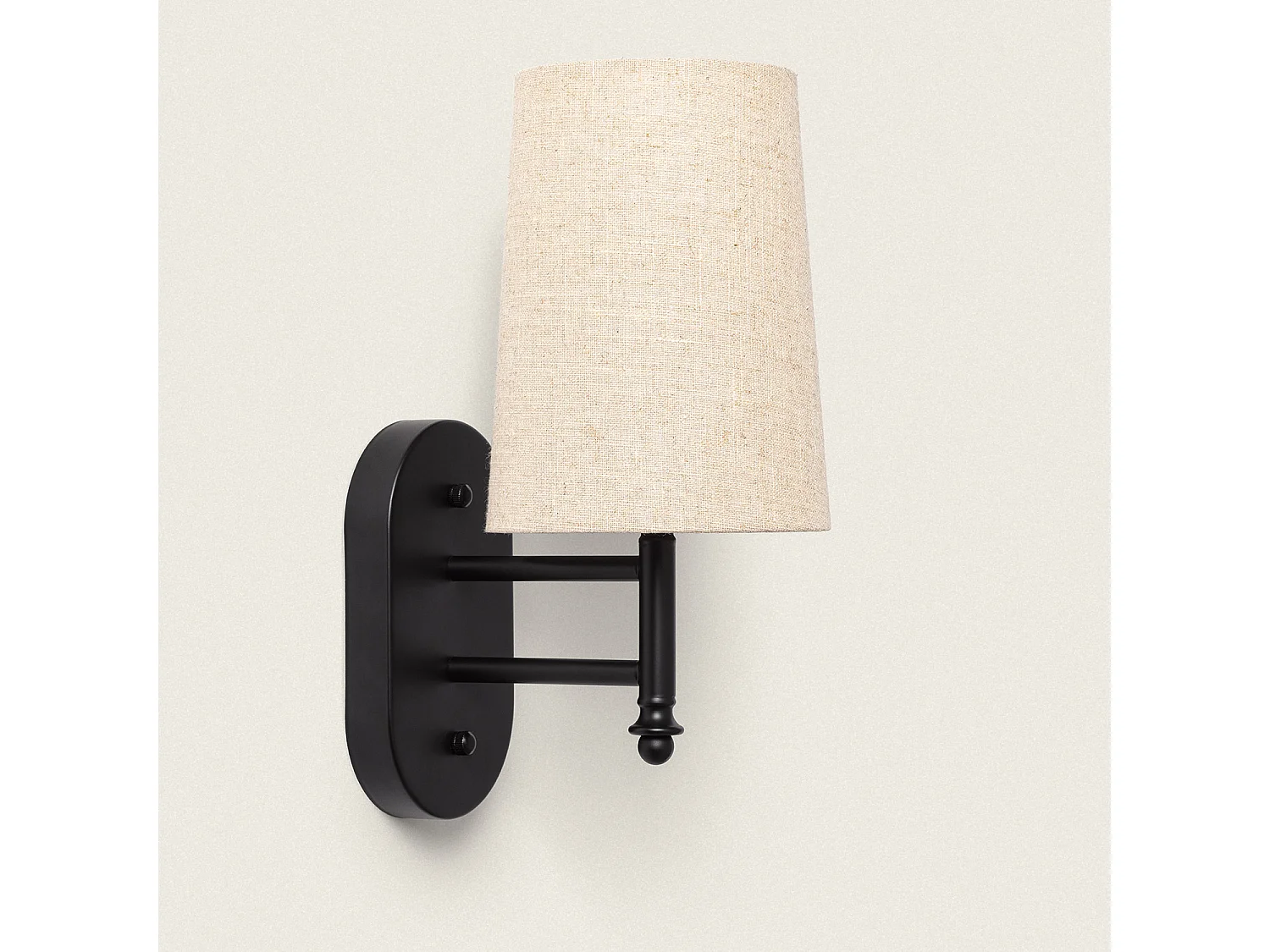 Lampe Murale Métal Watary Cône Beige