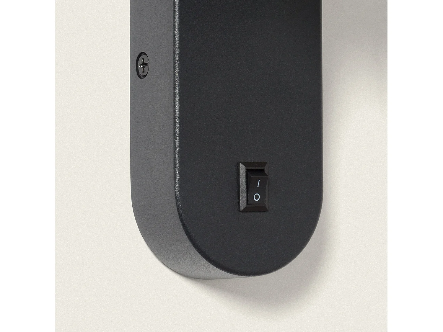 Applique Murale Aluminium Aritz 1 Spot Noir