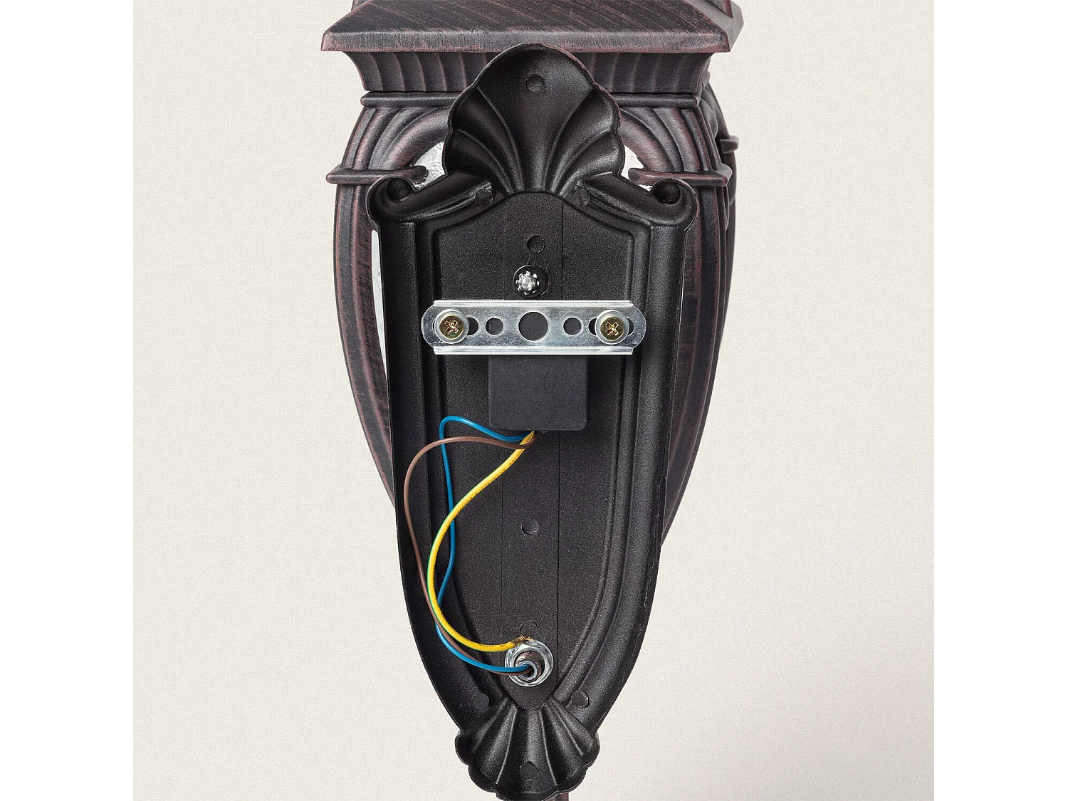 Lampe Murale Extérieure Aluminium Grivale Rouille