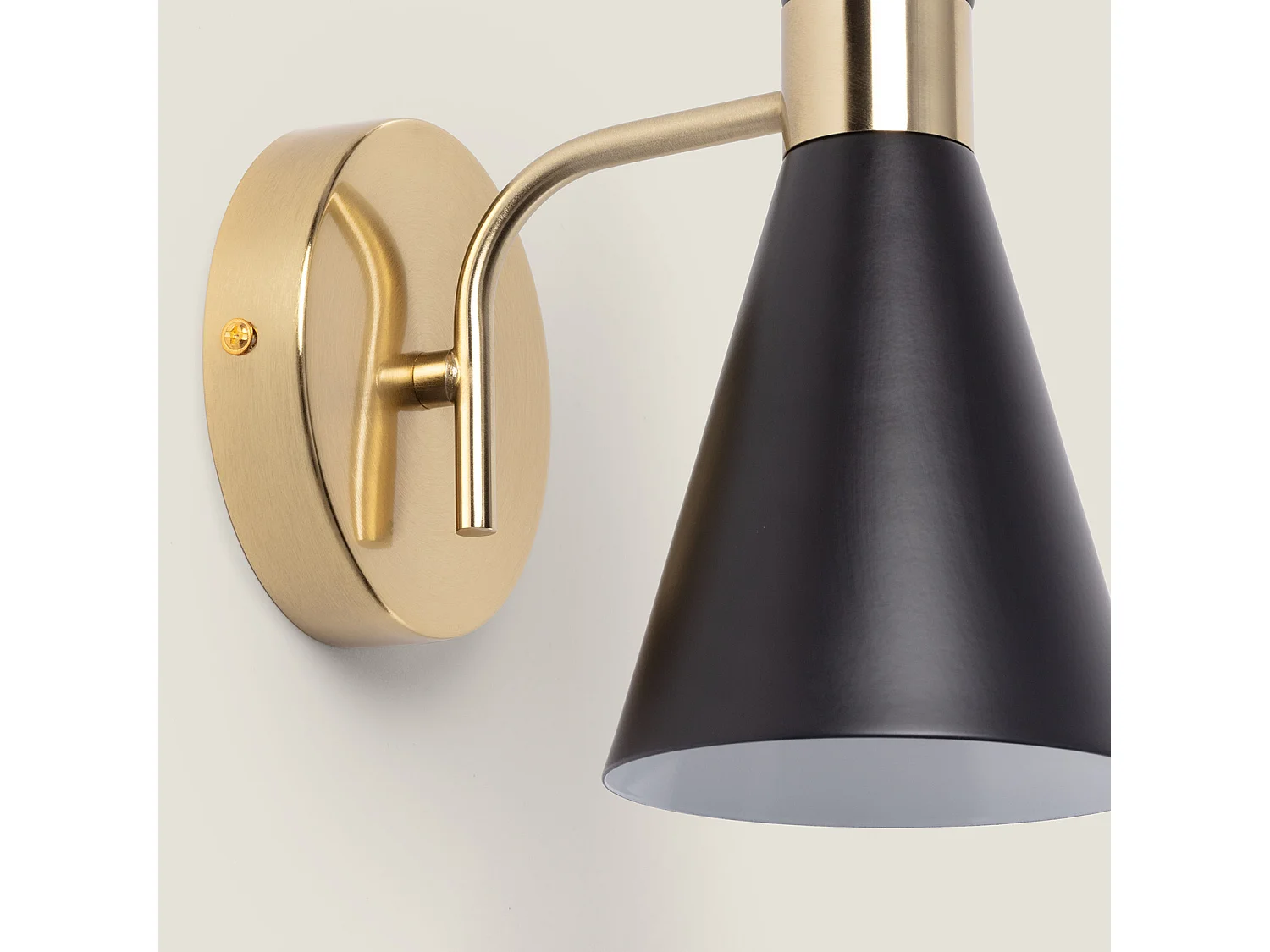 Lámpara de Pared Metal Jigger Negro