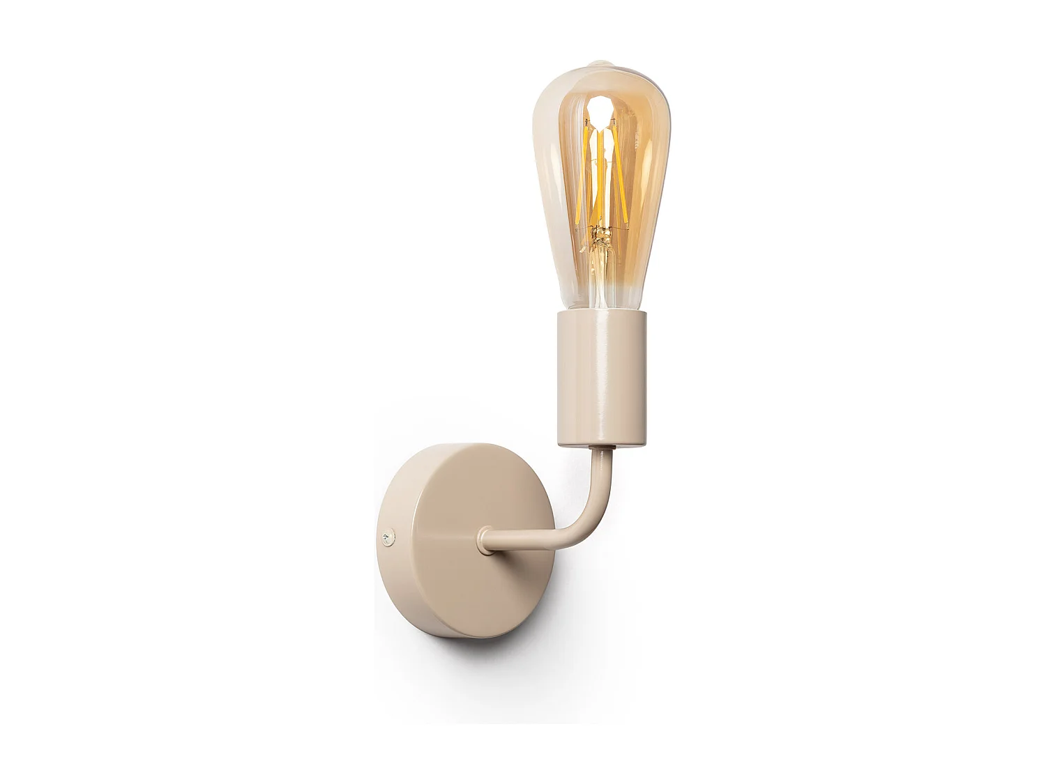 Lampe Murale Métal Jayso Beige