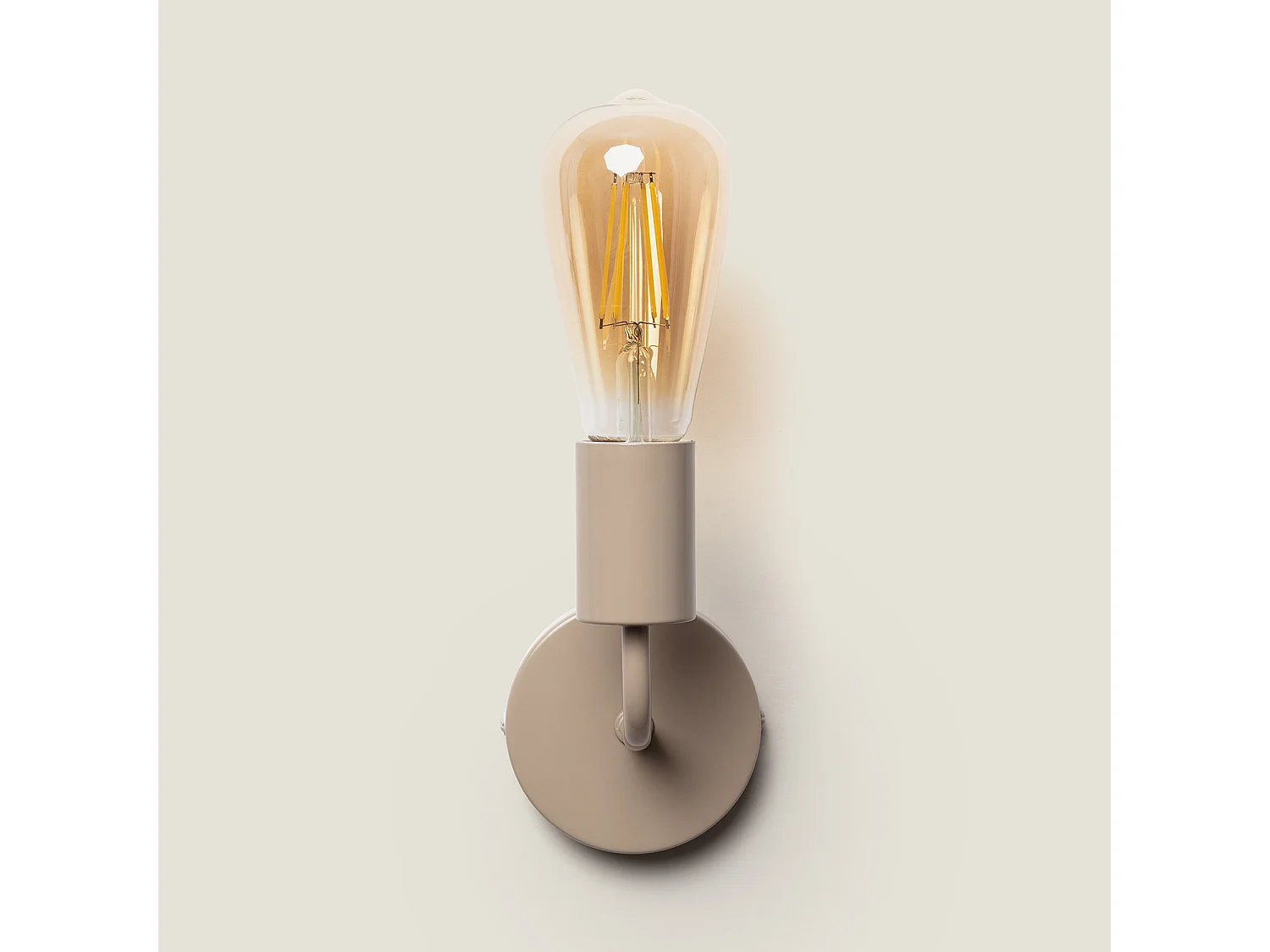 Lampe Murale Métal Jayso Beige