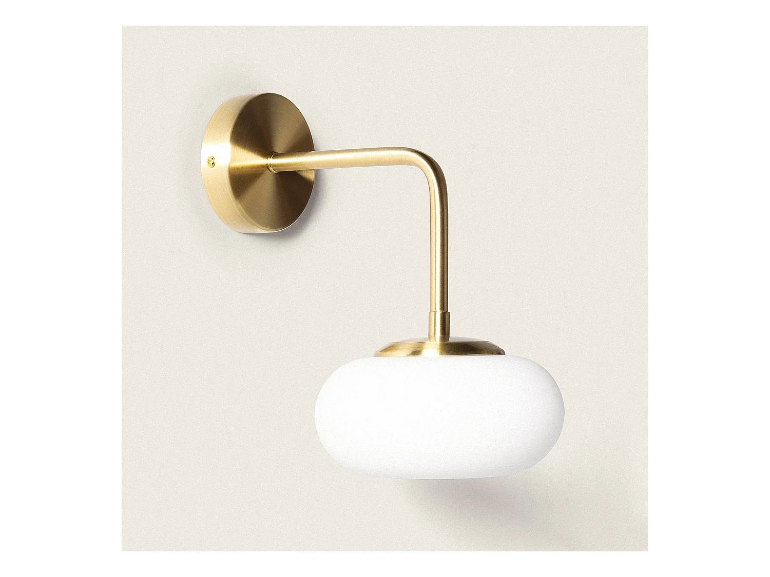 Lampada da Parete LED 6W Metallo e Vetro Keyla Oro