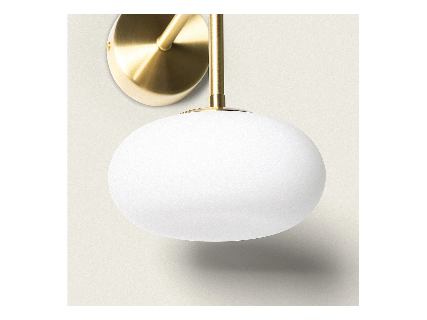 Lampada da Parete LED 6W Metallo e Vetro Keyla Oro