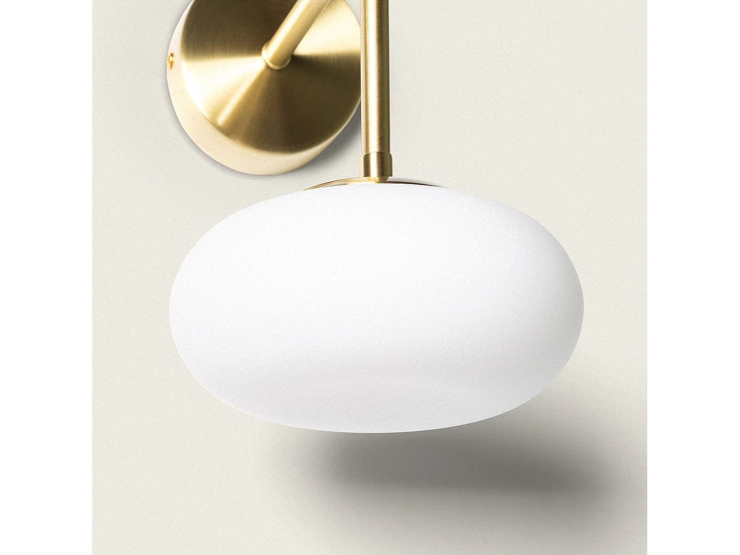 Lampada da Parete LED 6W Metallo e Vetro Keyla Oro