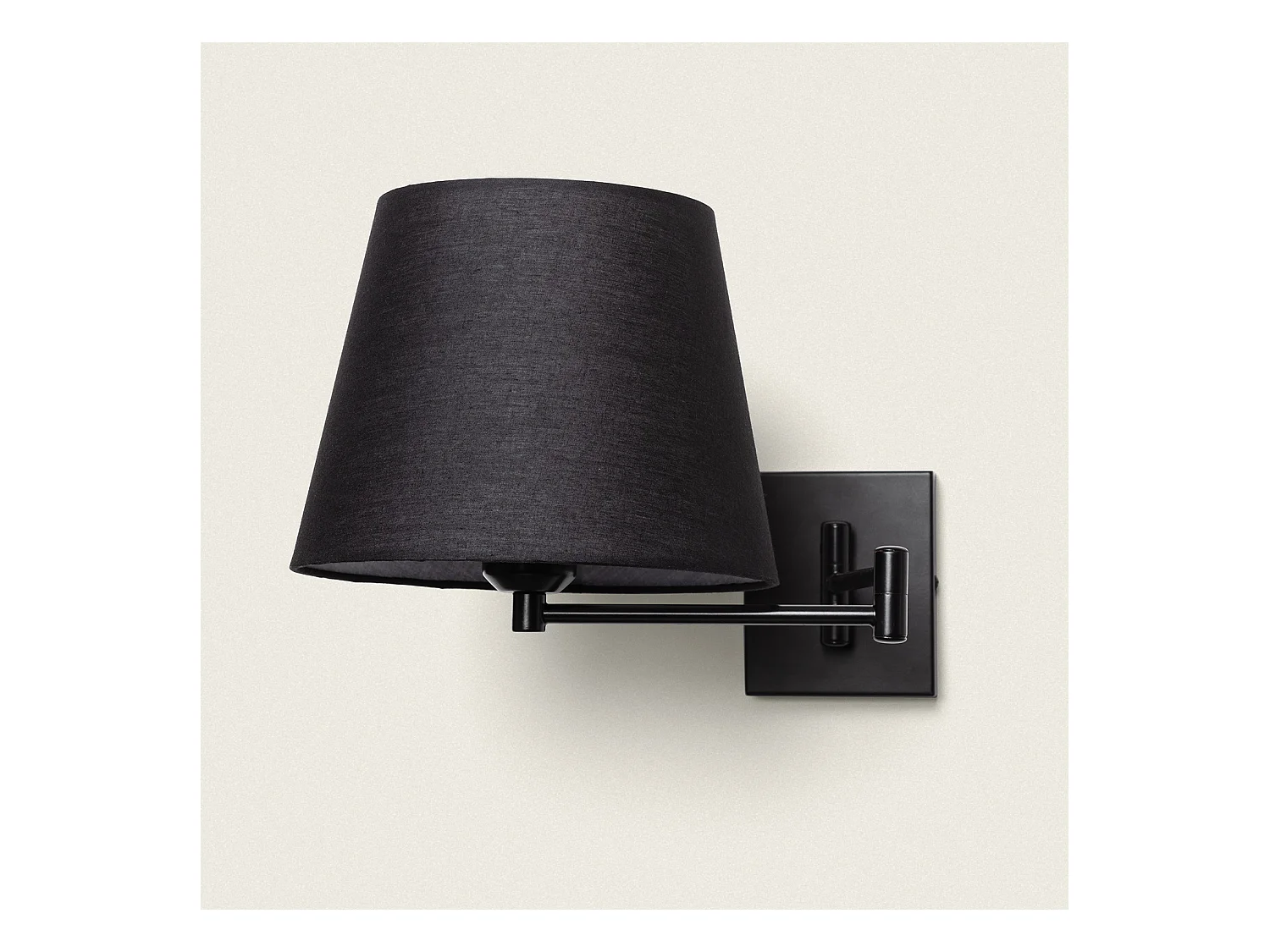 Lampe Murale Articulée Métal Wonden Conne Noir