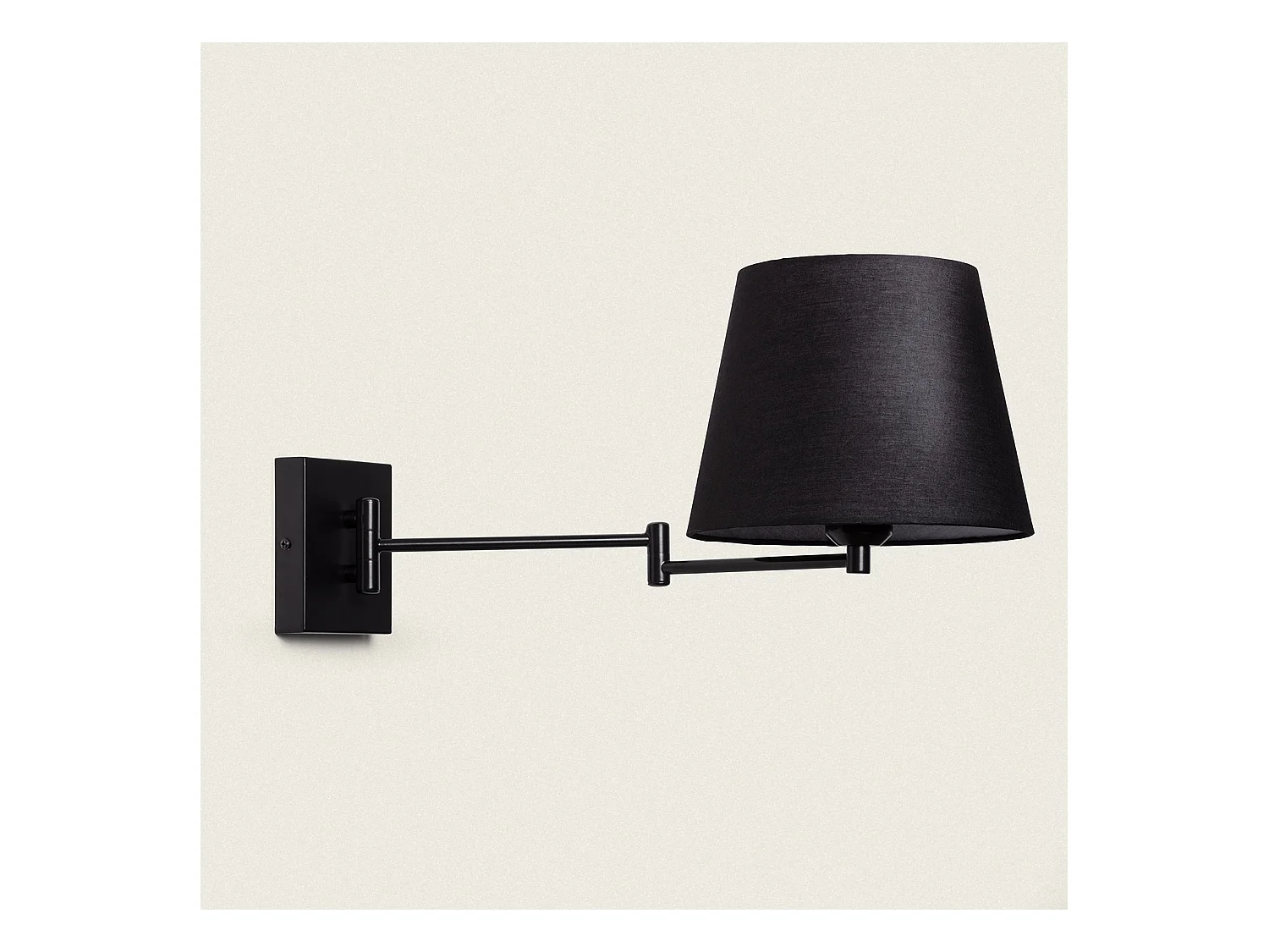 Lampe Murale Articulée Métal Wonden Conne Noir