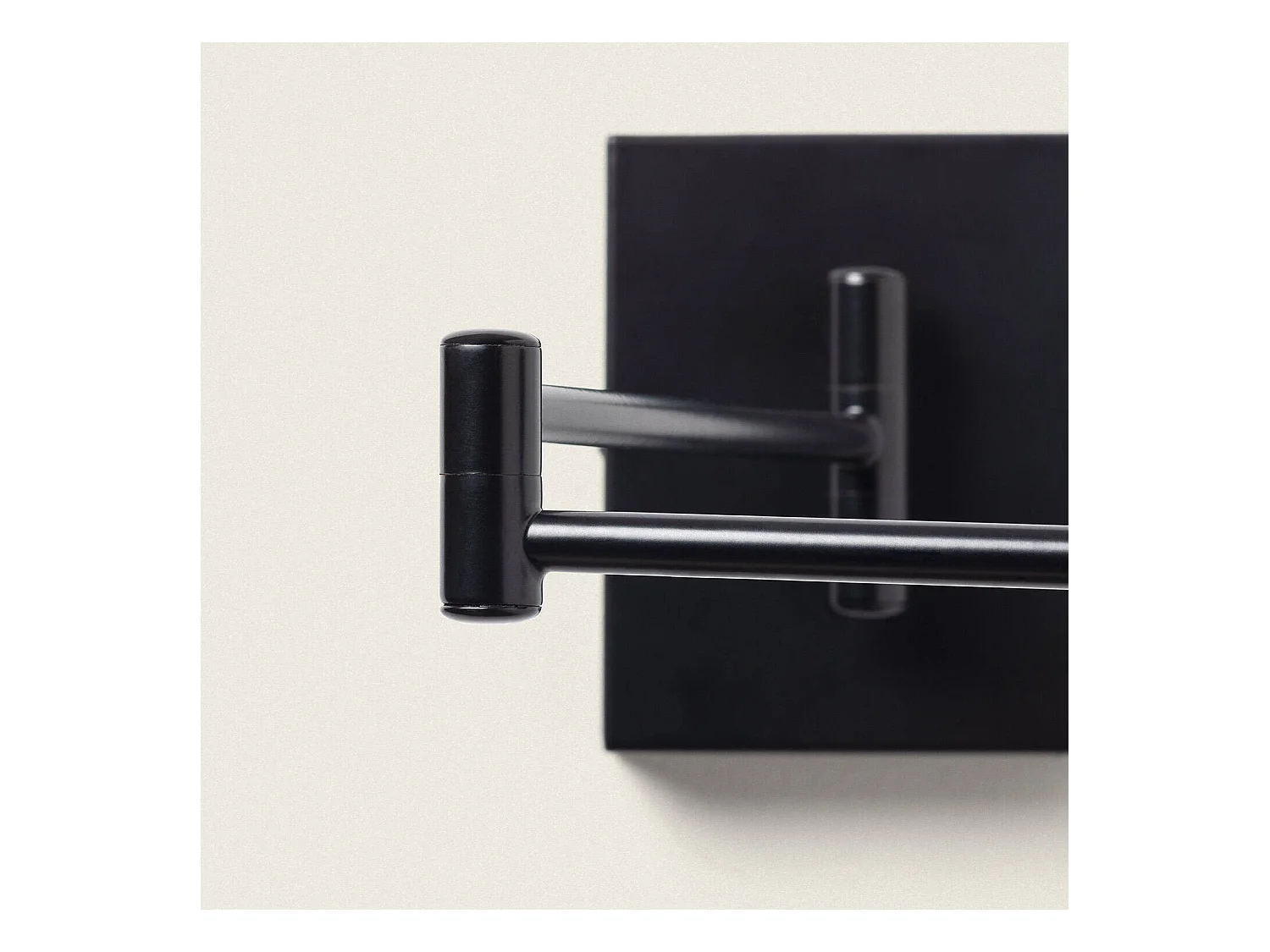 Lampe Murale Articulée Métal Wonden Conne Noir