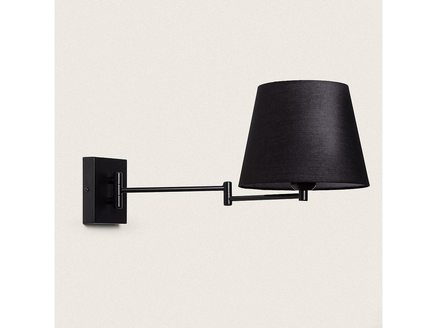 Applique Da Parete Snodabile LEDKIA Ugani - Braccio Orientabile, Bianco, Per Lampadina E27 Fino A 40W