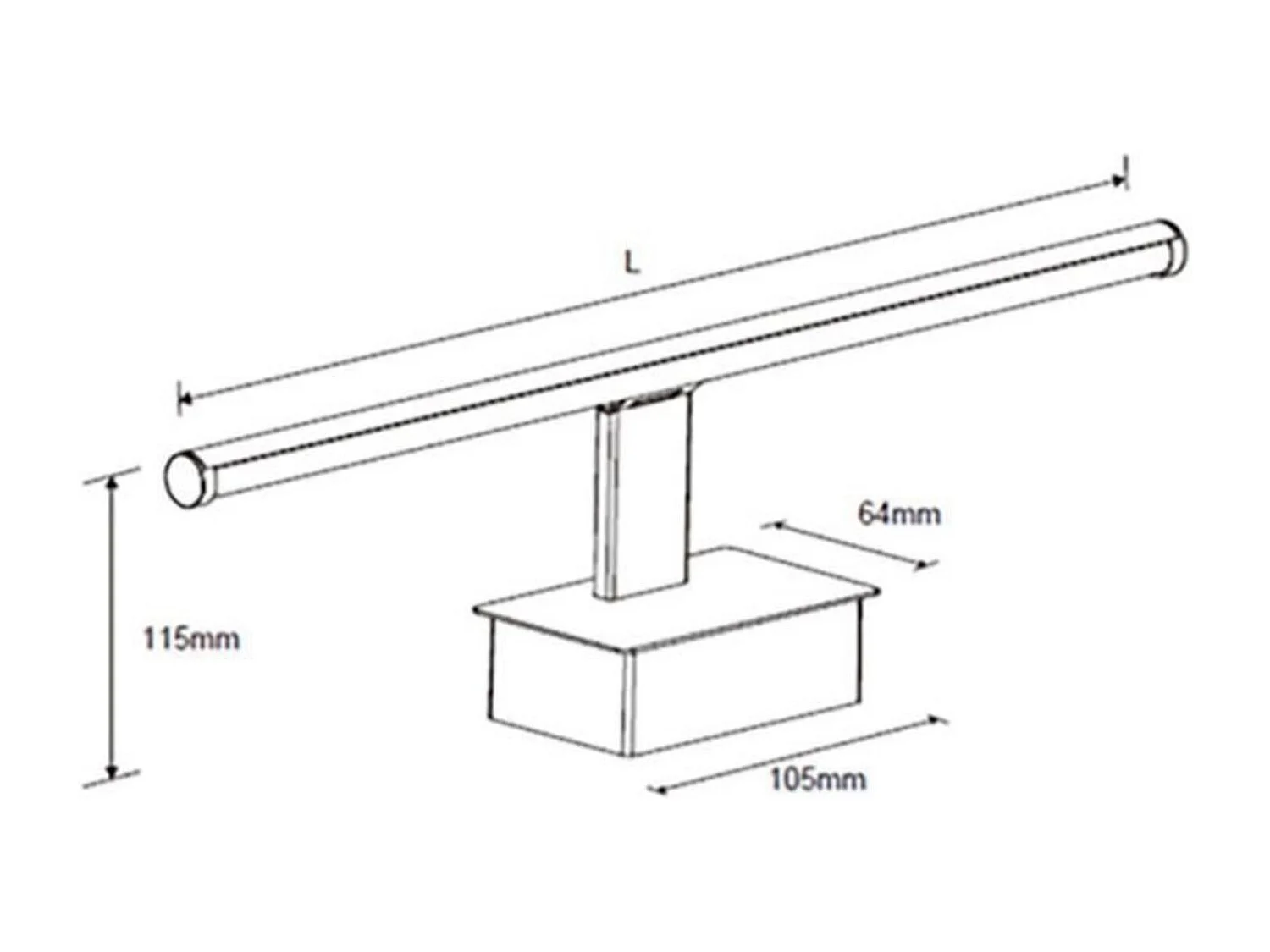 Applique LED pour Cadres Slimlight 1,7W  Laiton