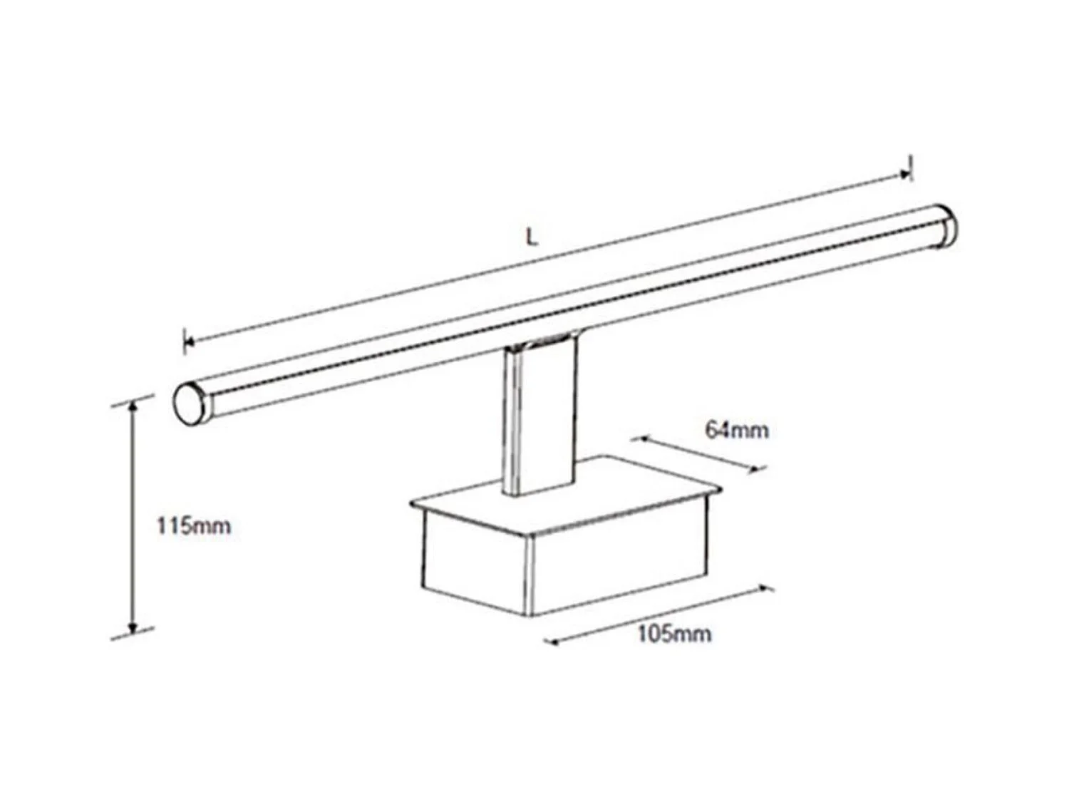 Applique LED pour Cadres Slimlight 1,7W  Laiton