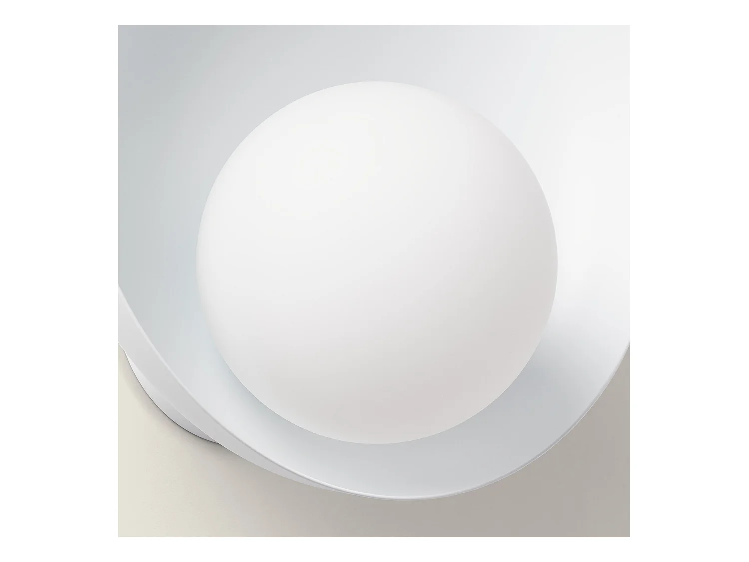 Lampada da Parete Metallo e Vetro Bera Bianco