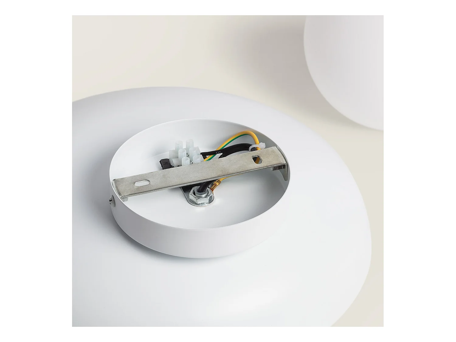 Lampada da Parete Metallo e Vetro Bera Bianco