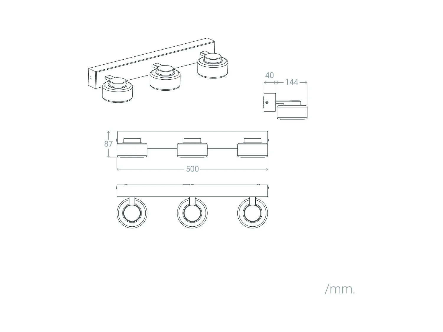 Lampada LED da Parete Bagno 12W Metallo e Vetro Zisna Nero