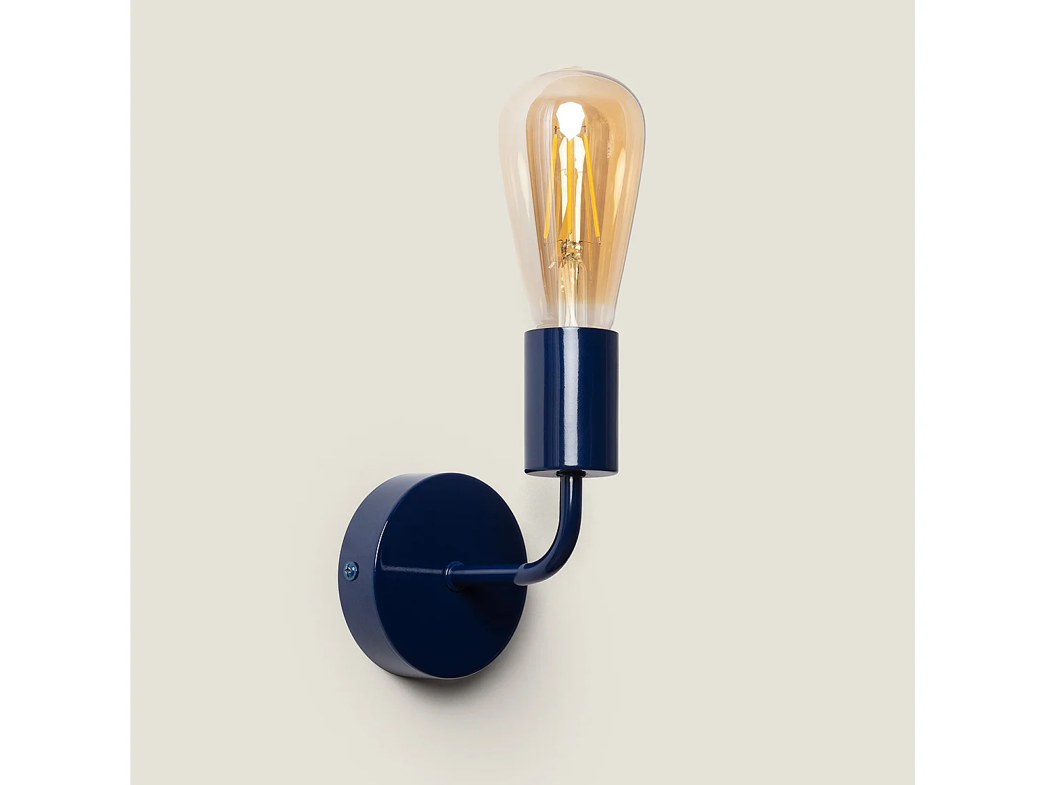 Lampe Murale Métal Jayso Bleu
