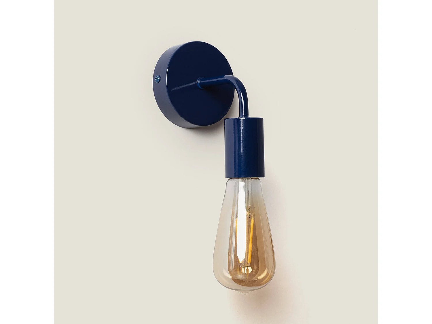 Lampe Murale Métal Jayso Bleu