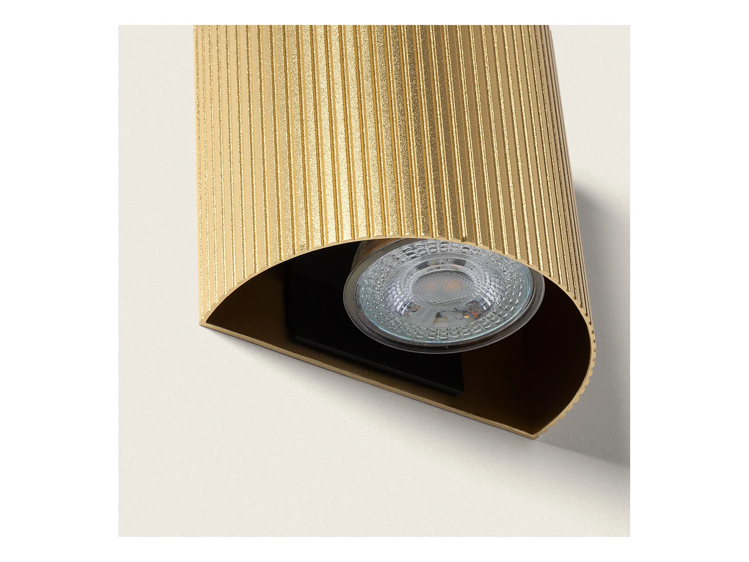 Aplique de Pared Aluminio Aritz Dorado