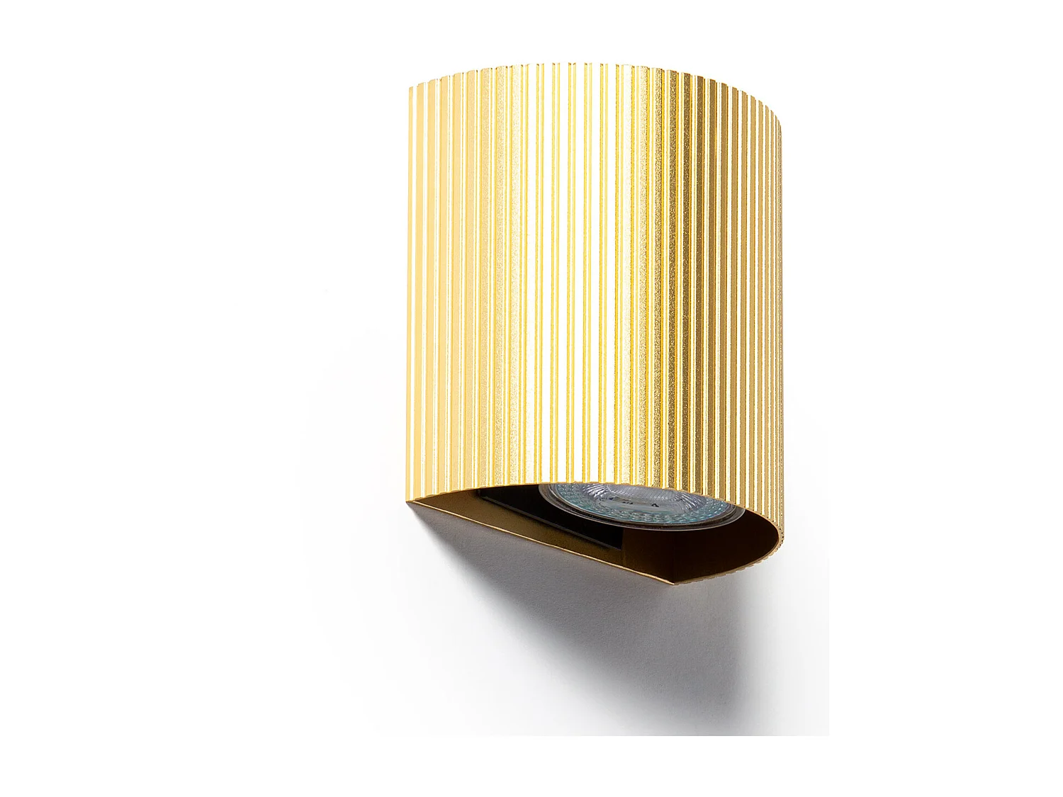 Aplique de Pared Aluminio Aritz Dorado