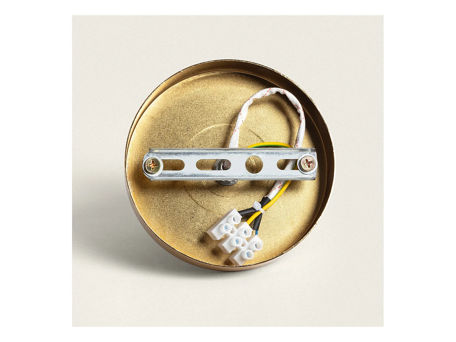 Aplique de Pared Metal y Cristal Miranda Dorado