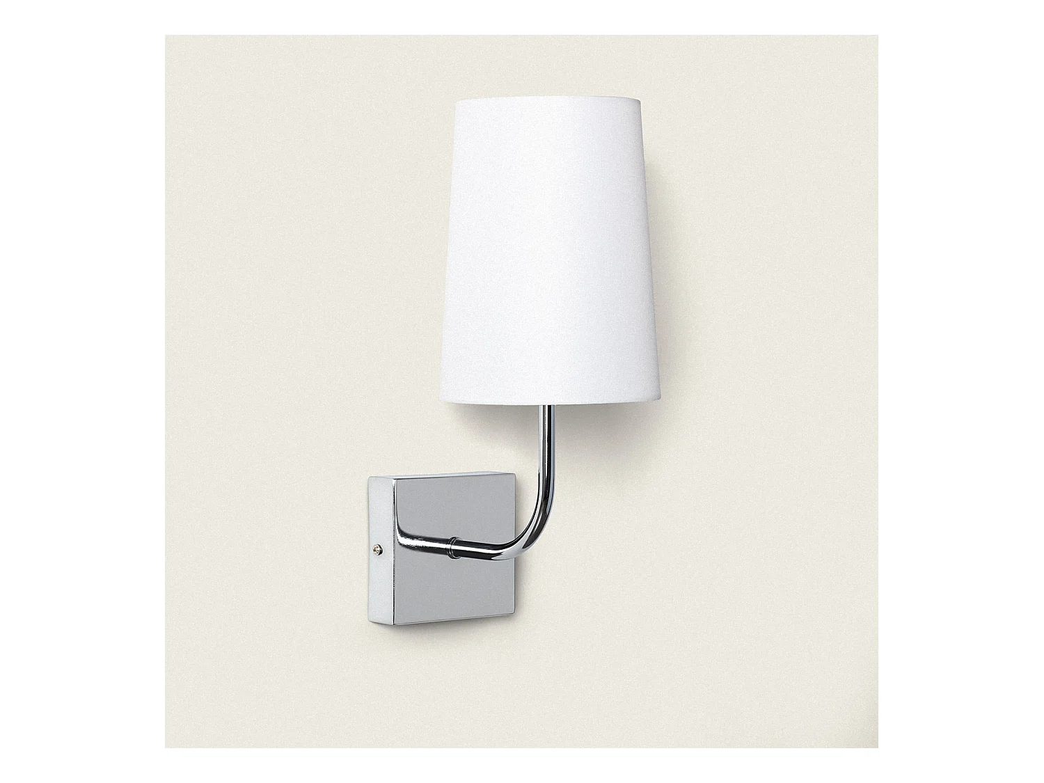 Lampe Murale Métal Silver-Wollen Conne M Noir