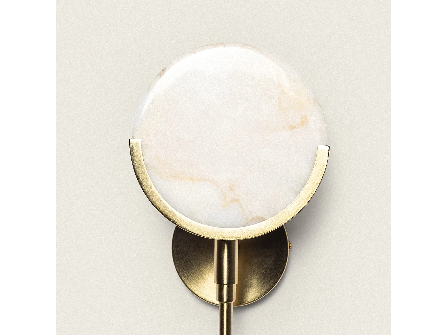 Lampada da Parete Metallo e Vetro Frome Oro