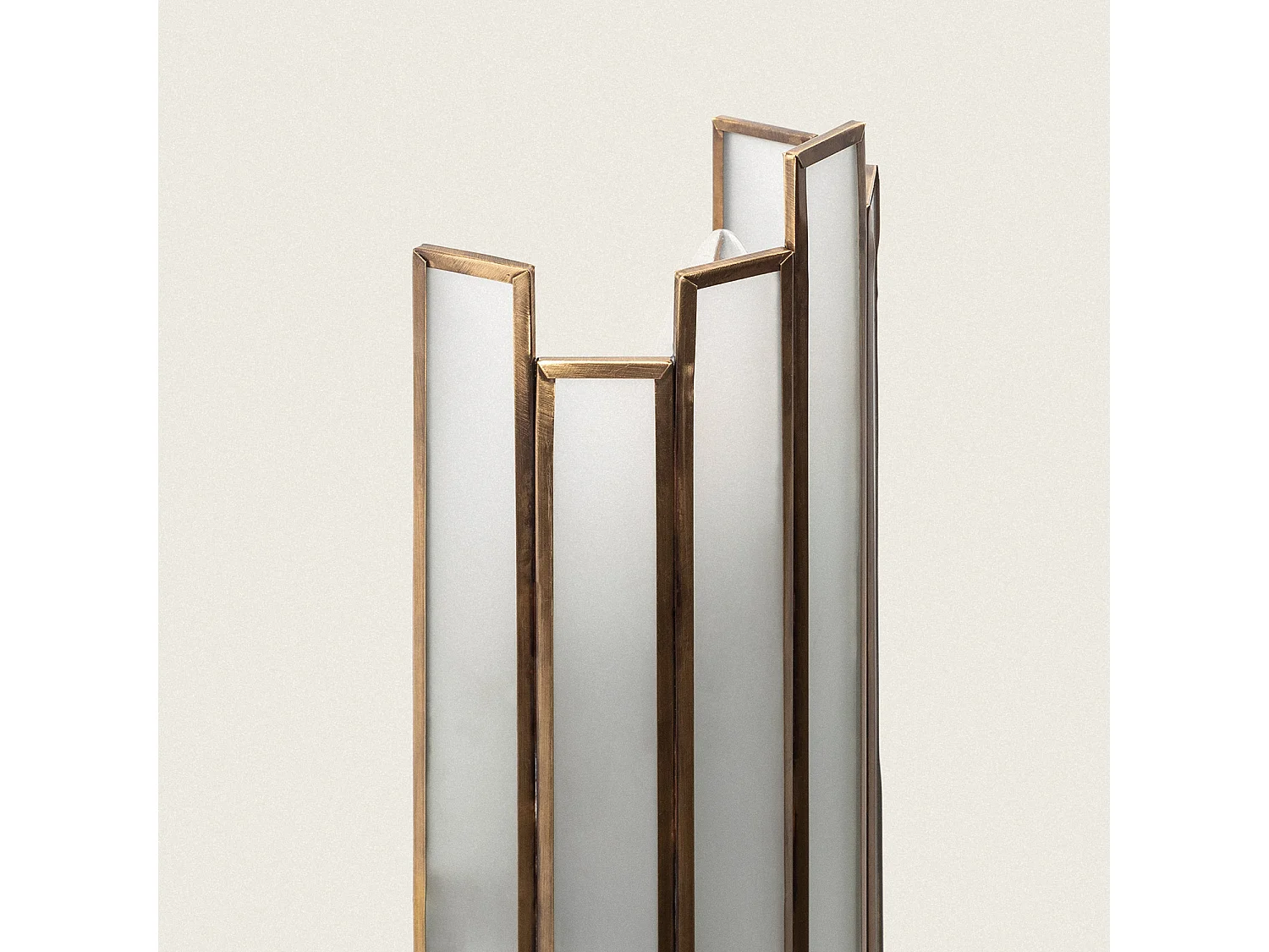 Lampada da Parete Metallo e Vetro Bredos Oro